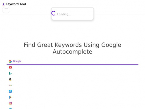 keywordtool.io
